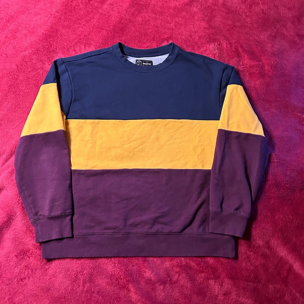 Rugby Style Crew Neck Sweater by Original Use. Men’s Size Large. EUC.
